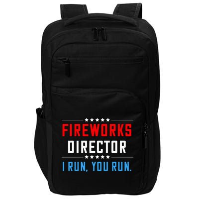 Fireworks Director I Run You Run Impact Tech Backpack