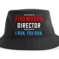 Fireworks Director I Run You Run Sustainable Bucket Hat