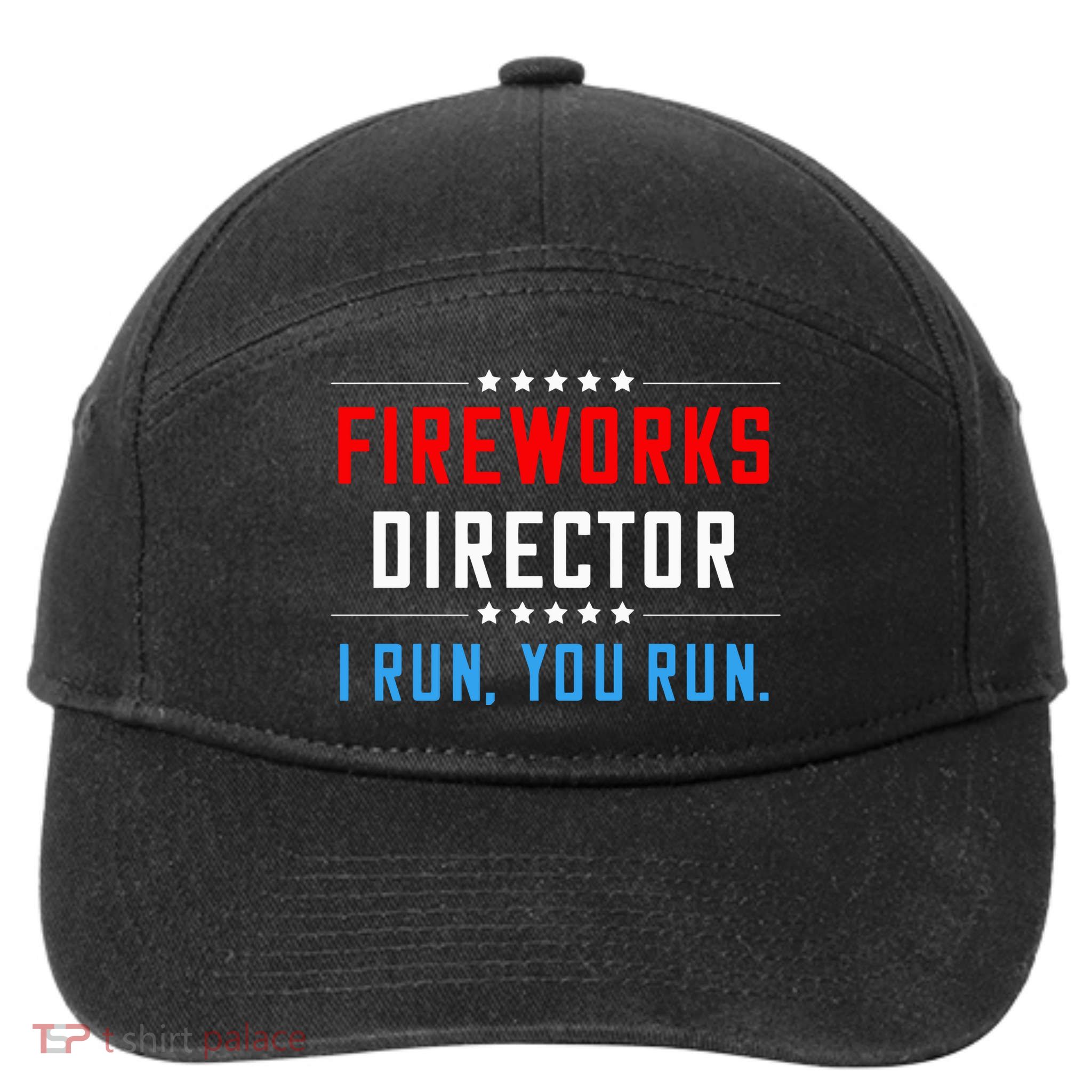 Fireworks Director I Run You Run 7-Panel Snapback Hat