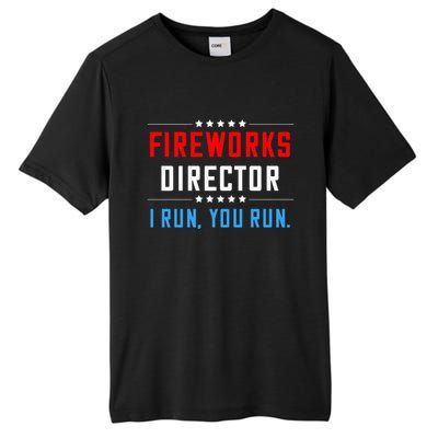 Fireworks Director I Run You Run Tall Fusion ChromaSoft Performance T-Shirt