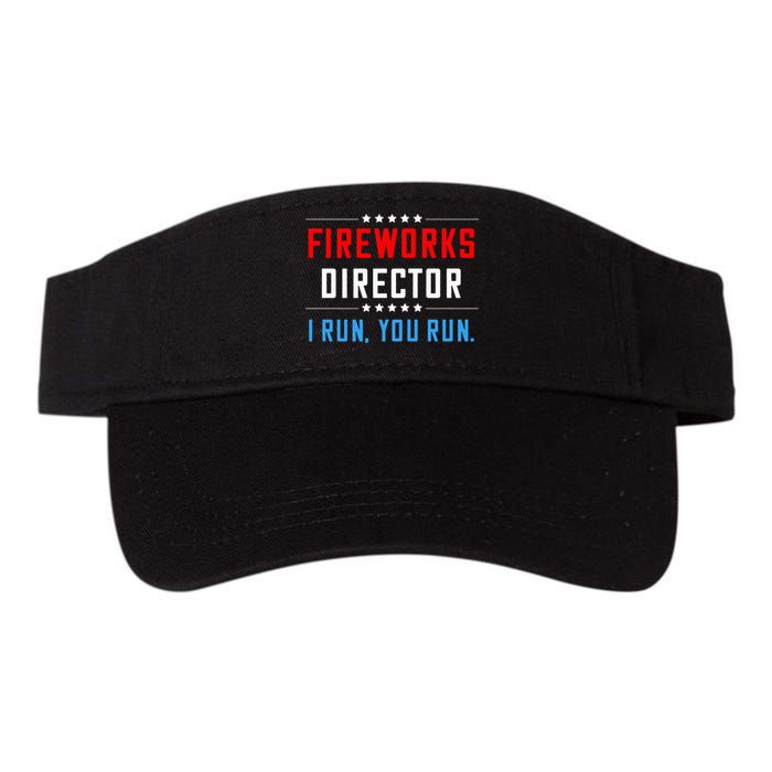 Fireworks Director I Run You Run Visor