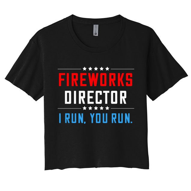 Fireworks Director I Run You Run Crop Top