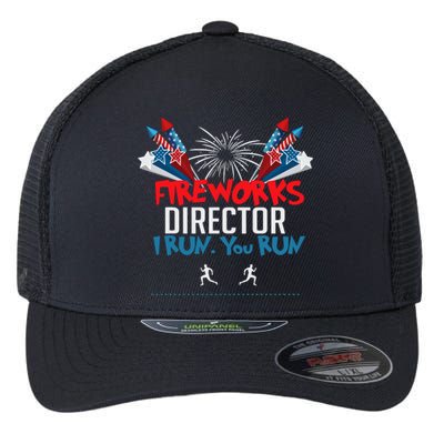 Fireworks Director I Run You Run Flexfit Unipanel Trucker Cap