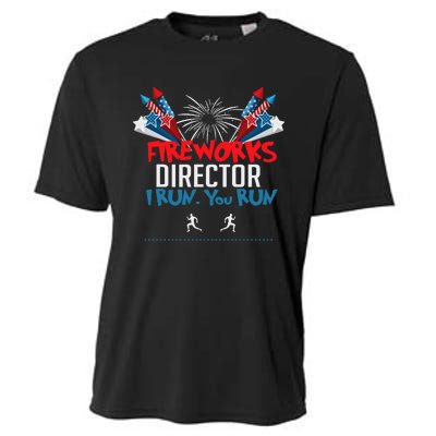 Fireworks Director I Run You Run Cooling Performance Crew T-Shirt