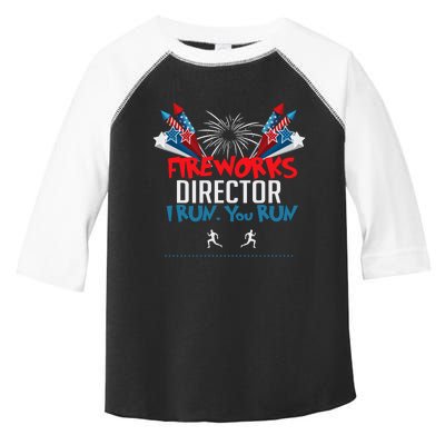 Fireworks Director I Run You Run Toddler Fine Jersey T-Shirt