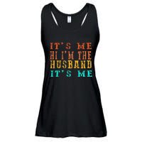 Fathers Day Its Me Hi I'm The Husband Its Me Ladies Essential Flowy Tank