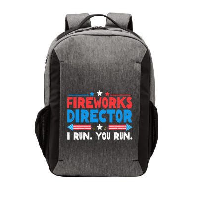 Fireworks Director I Run You Run 4th Of July Vector Backpack