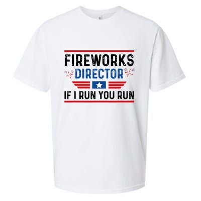 Fireworks Director If I Run You Run 4th Of July Sueded Cloud Jersey T-Shirt