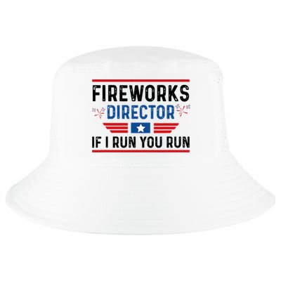 Fireworks Director If I Run You Run 4th Of July Cool Comfort Performance Bucket Hat