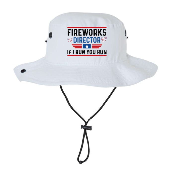 Fireworks Director If I Run You Run 4th Of July Bucket Hat