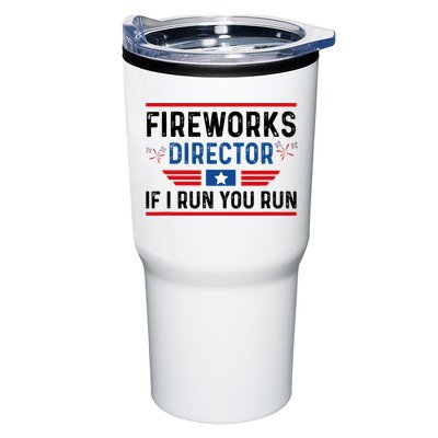 Fireworks Director If I Run You Run 4th Of July Tumbler