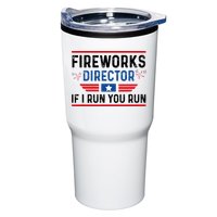 Fireworks Director If I Run You Run 4th Of July Tumbler