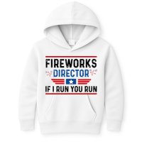Fireworks Director If I Run You Run 4th Of July Kids Hoodie