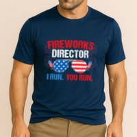 Fireworks Director I run. You run. 4th of July Performance Shirt