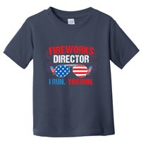 Fireworks Director I run. You run. 4th of July Toddler T-Shirt
