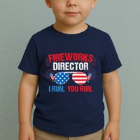 Fireworks Director I run. You run. 4th of July Toddler T-Shirt