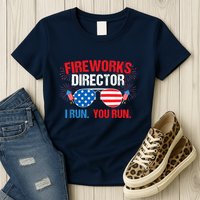 Fireworks Director I run. You run. 4th of July Womens T-Shirt