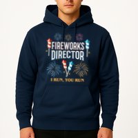 Fireworks Director I Run You Run Funny Hoodie