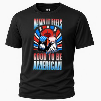 Funny Damn It Feels Good To Be American Eagle 4th Of July Performance Shirt