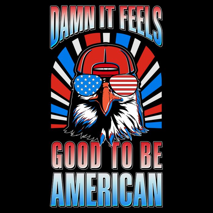 Funny Damn It Feels Good To Be American Eagle 4th Of July 16 in Basic Backpack