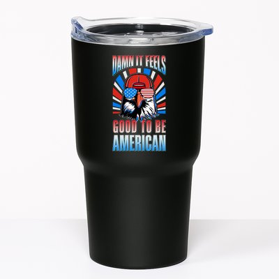 Funny Damn It Feels Good To Be American Eagle 4th Of July Tumbler