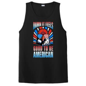 Funny Damn It Feels Good To Be American Eagle 4th Of July PosiCharge Competitor Tank