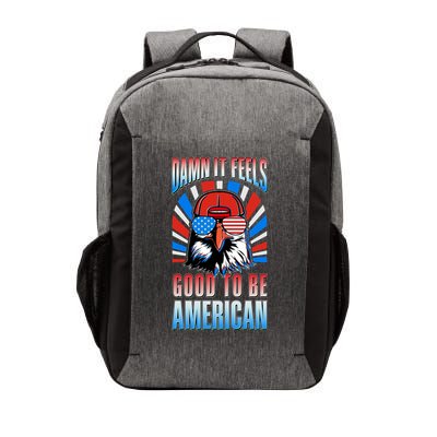 Funny Damn It Feels Good To Be American Eagle 4th Of July Vector Backpack