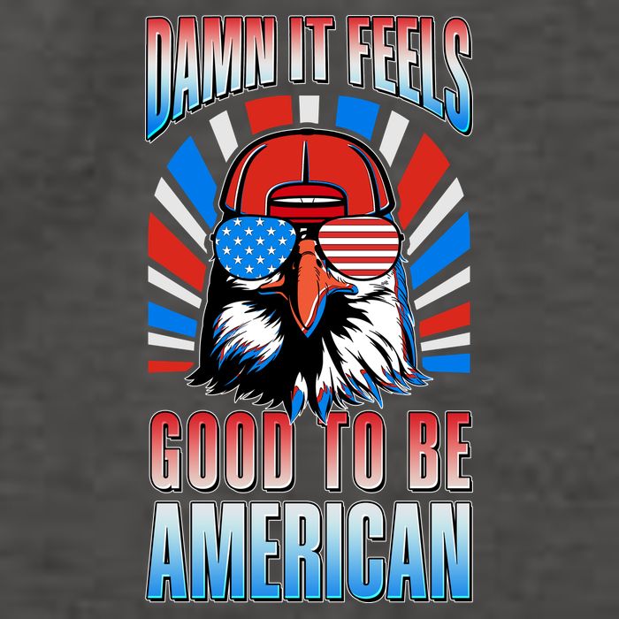 Funny Damn It Feels Good To Be American Eagle 4th Of July Vector Backpack