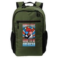 Funny Damn It Feels Good To Be American Eagle 4th Of July Backpack