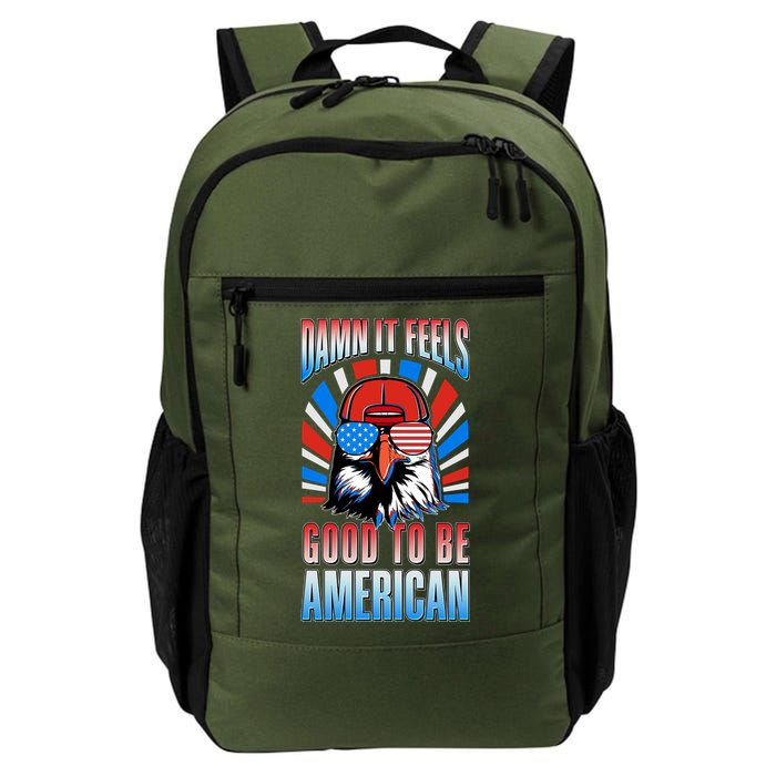 Funny Damn It Feels Good To Be American Eagle 4th Of July Backpack