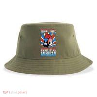 Funny Damn It Feels Good To Be American Eagle 4th Of July Sustainable Bucket Hat