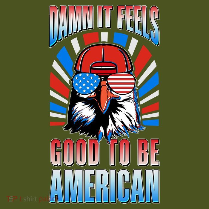 Funny Damn It Feels Good To Be American Eagle 4th Of July Sustainable Bucket Hat