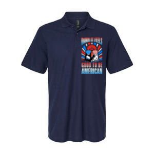 Funny Damn It Feels Good To Be American Eagle 4th Of July Softstyle Adult Sport Polo