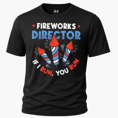 Fireworks Director If I Run You Run Pyrotechnician Performance Shirt