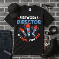 Fireworks Director If I Run You Run Pyrotechnician Tall T-Shirt