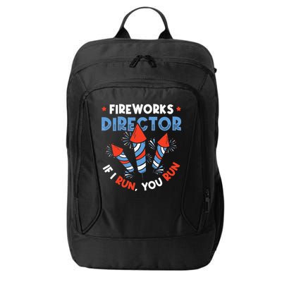Fireworks Director If I Run You Run Pyrotechnician City Backpack