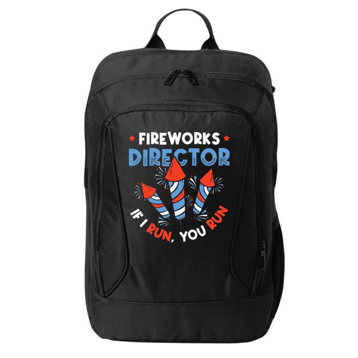 Fireworks Director If I Run You Run Pyrotechnician City Backpack