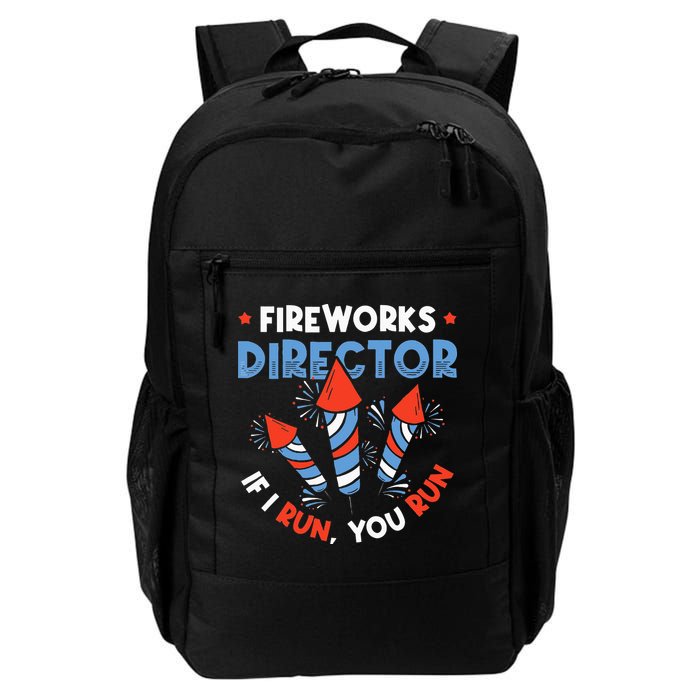 Fireworks Director If I Run You Run Pyrotechnician Backpack