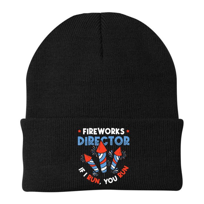 Fireworks Director If I Run You Run Pyrotechnician Beanie