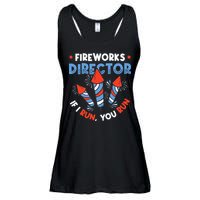 Fireworks Director If I Run You Run Pyrotechnician Ladies Essential Flowy Tank