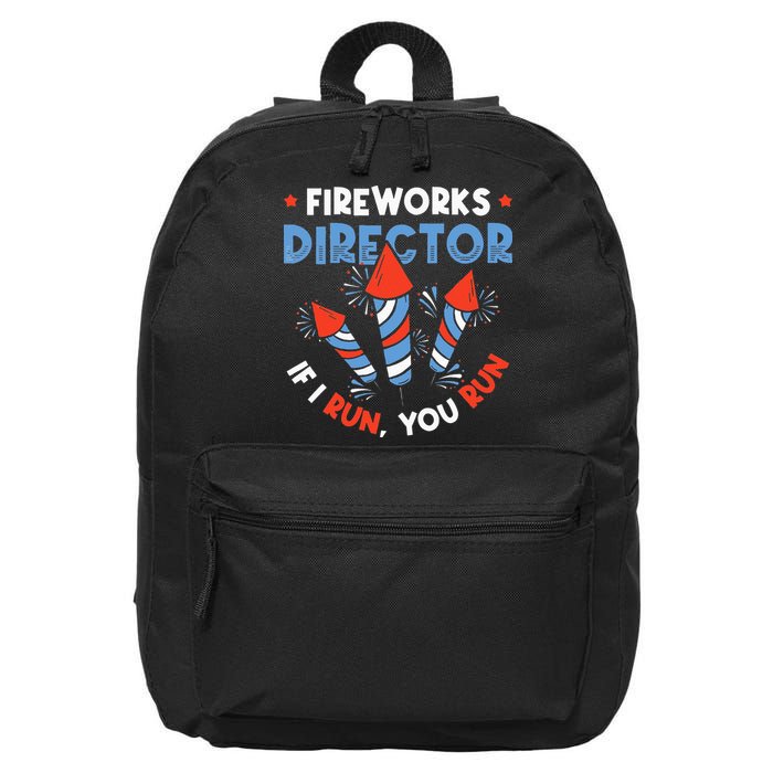 Fireworks Director If I Run You Run Pyrotechnician 16 in Basic Backpack