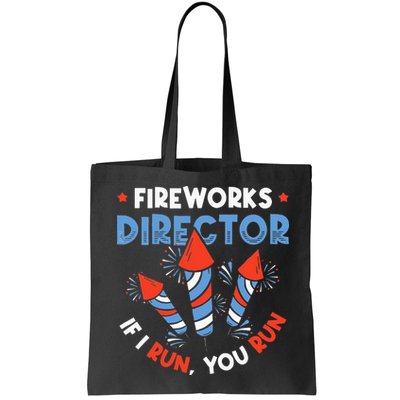 Fireworks Director If I Run You Run Pyrotechnician Bag