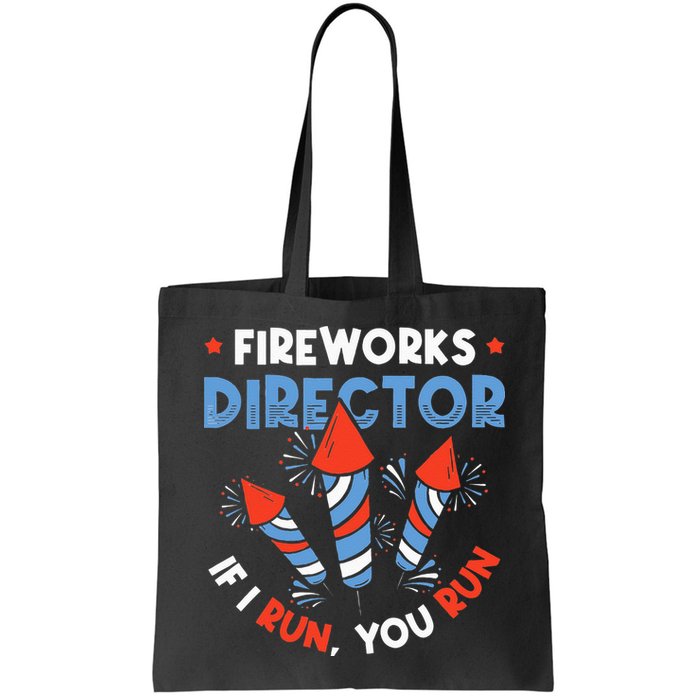 Fireworks Director If I Run You Run Pyrotechnician Bag