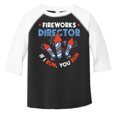 Fireworks Director If I Run You Run Pyrotechnician Toddler Fine Jersey T-Shirt