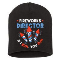 Fireworks Director If I Run You Run Pyrotechnician Short Acrylic Beanie