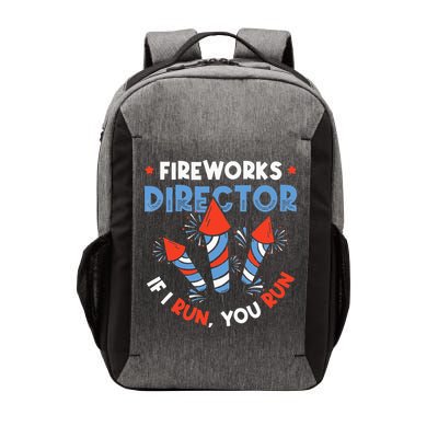 Fireworks Director If I Run You Run Pyrotechnician Vector Backpack