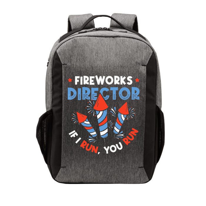 Fireworks Director If I Run You Run Pyrotechnician Vector Backpack