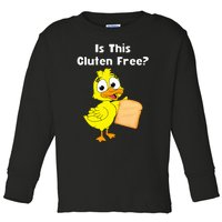 Funny Duck Is This Gluten Free Toddler Long Sleeve Shirt