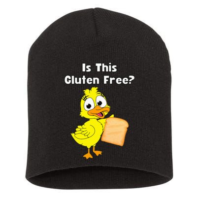 Funny Duck Is This Gluten Free Short Acrylic Beanie