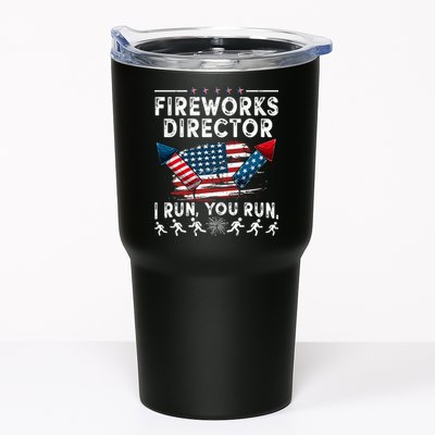 Fireworks Director I Run You Run Flag Funny 4th Of July Tumbler